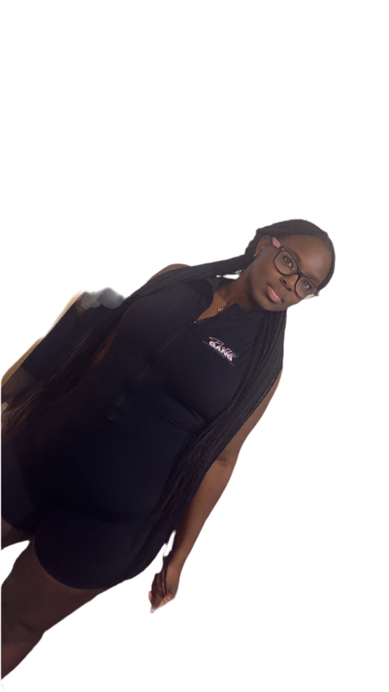 “Pretty in Power” Zip-Up Active Romper